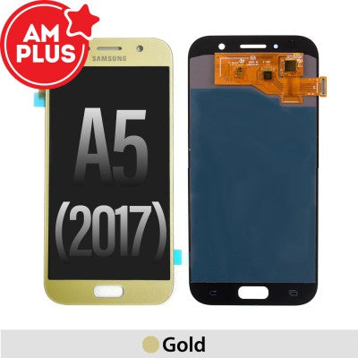 Tecguru-Samsung Galaxy A5 (2017) A520F OLED Screen Replacement Digitizer GH97-19733B/20135B (Service Pack)-Gold Tecguru-Samsung Galaxy A5 (2017) A520F OLED Screen Replacement Digitizer GH97-19733B/20135B (Service Pack)-Gold